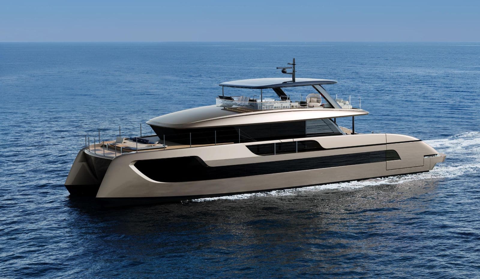 SUE ROSSO under way on open Mediterranean water